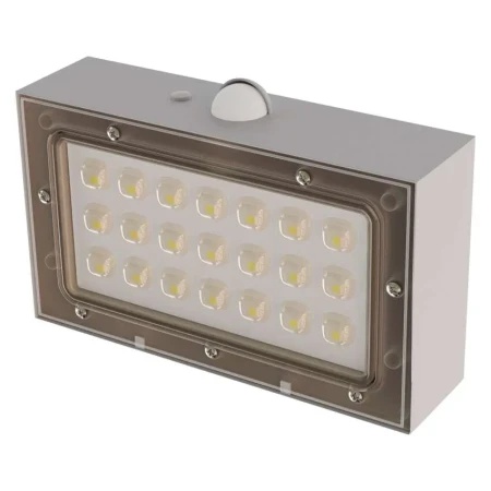 Emos zg161s e Led zidna lampa solarna sa senzorom pokreta brixo nw 350lm ip65 bela ( 3553 )