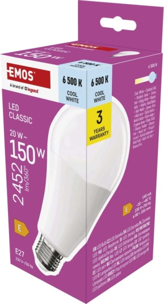 Emos zq5e84 sijalice Led sijalica classic a80 20w(150w) 2452lm e27 cw ( 3438 )