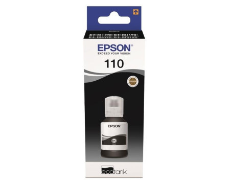 Epson 110 EcoTank pigment black ink bottle ( C13T03P14A )