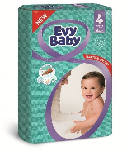 Evy baby pelene jumbo 4 maxi 8-18kg 64 kom ( A004738 )