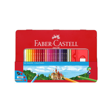 Faber Castell drvene bojice 1/48 metalna kutija 115888 ( B438 ) - Img 1
