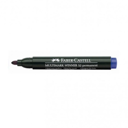 Faber Castell permanent marker plavi obli 52 13864 (157851) ( 3507 ) - Img 1