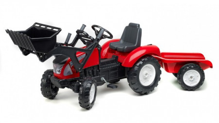 Falk Toys Traktor na pedale Garden Master sa kašikom - crveni ( 3021am ) - Img 1
