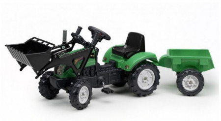 Falk Toys Traktor na pedale sa prikolicom i kašikom 2052cm - Img 1