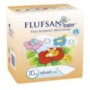 Flufsan baby nepromočivi podmetač 60 x 60 cm 10 komada ( 0310013 ) - Img 1