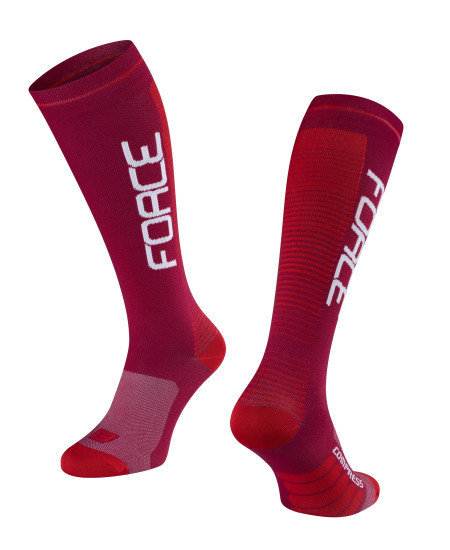 Force čarape compress, bordo-crvene s-m / 36-41 ( 9011907 )