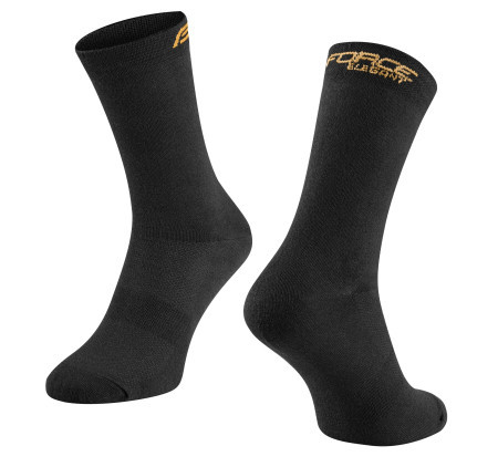 Force čarape elegant duge, crno-zlatne s-m / 36-41 ( 9009141 )