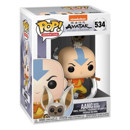 Funko POP! & Buddy: Avatar - Aang w/ Momo ( 064929 )