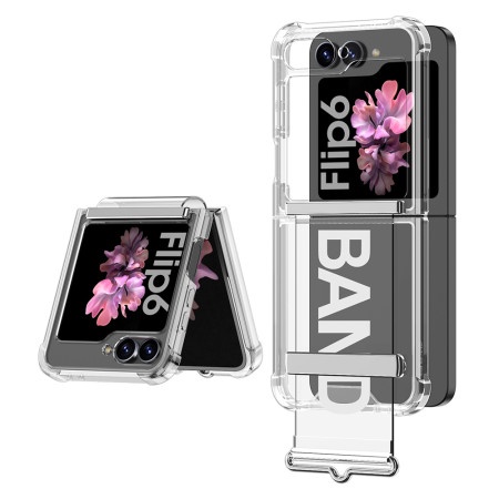 Futrola clear strap za samsung f741b galaxy z flip 6 5g bela (gkk case) ( F116931 )