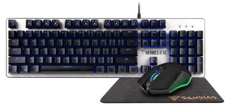 Gamdias Hermes e1c tastatura + miš + podloga