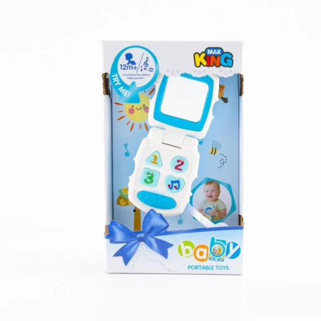 Gd igračka bebi telefon, plavi ( A061736 ) - Img 1