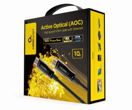 Gembird CCBP-HDMI-AOC-10M-02 active optical (AOC) High speed HDMI cable with Ethernet Premium 10m