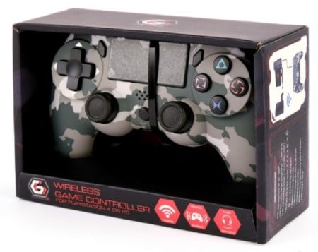 Gembird JPD-PS4BT-01-CM PC/PS4 Bezicni gamepad sa dvostrukom vibracijom, Camo