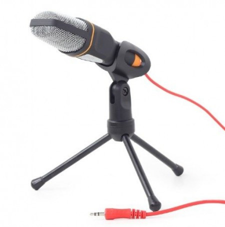 Gembird mikrofon sa tripodom 3,5mm black MIC-D-03