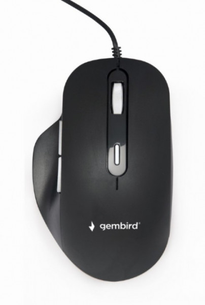 Gembird MUS-6B-02 optical LED mouse, USB, black
