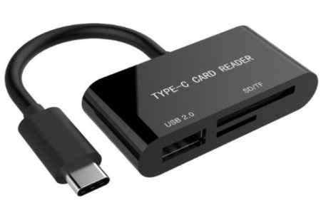 Gembird UHB-CR3-02 USB Type-C Čitač kartica