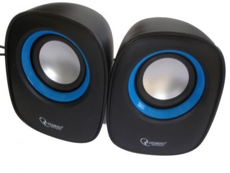 Gembird zvučnici SPK-111 Stereo 2X3W BLACK/BLUE( SPK107/Z ) - Img 1