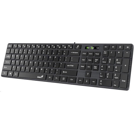 Genius SlimStar 126,USB, BLK, US tastatura