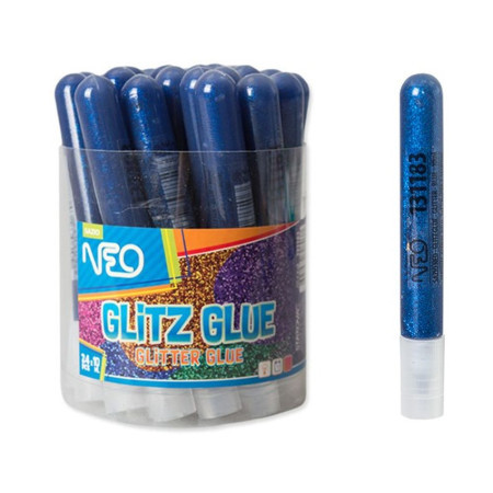 Glitz Glue, lepak sa šljokicama, plava, 10ml ( 131183 ) - Img 1