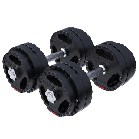 Gorilla Sports Set od 2 podesive bučice (Ukupno 30 kg) ( 100255-00007-0032 )