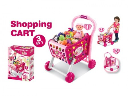 Grander, igračka, kolica za kupovinu, roze ( 870088 ) - Img 1
