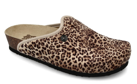 Grubin Caki ženska klompa pliš classic leopard 36 ( A066018 )