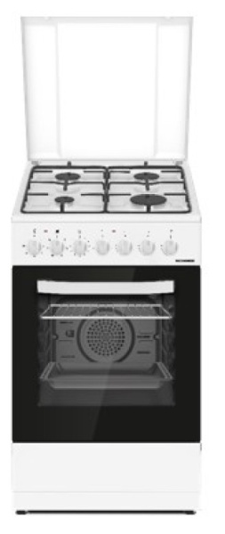 Heinner hfsc-s60litgc-wh 4xgas/ventilator/60cm Kombinovani šporet