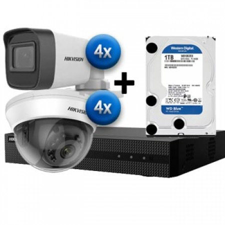 HikVision set za video nadzor 21-67 HD/8ch/2MPx/Dome+Bullet/1TB ( 019-0045 )
