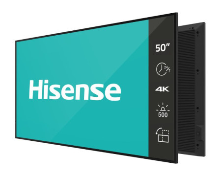Hisense 50 inča 50DM66D 4K UHD 500 nita Digital Signage Display - 24/7 Operation - Img 1