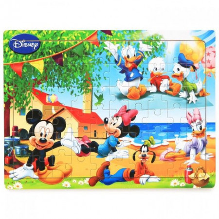 Hk Mini igračka drvena slagalica Mickey i prijatelji ( 6261927 ) - Img 1