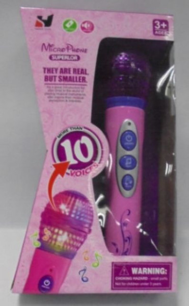 Hk Mini igračka mikrofon, roze ( 6280139 ) - Img 1