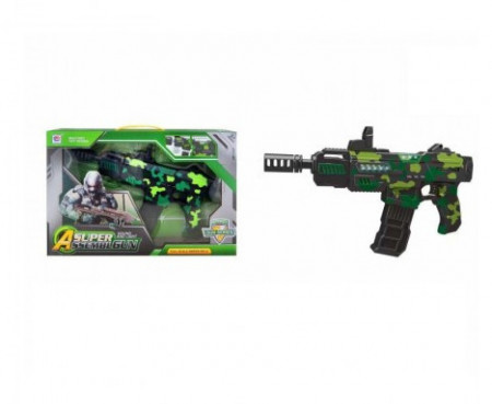 HK Mini puška sa zvukovima i svetlom, zelena 2 ( A042981 )