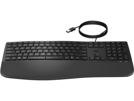 HP 485 Comfort Wired Keyboard, Black, YU ( 8T6M2AA )