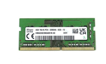 Hynix 4gb 3200mhz hmag56exnsa051n bd bulk RAM SODIMM DDR4 SK