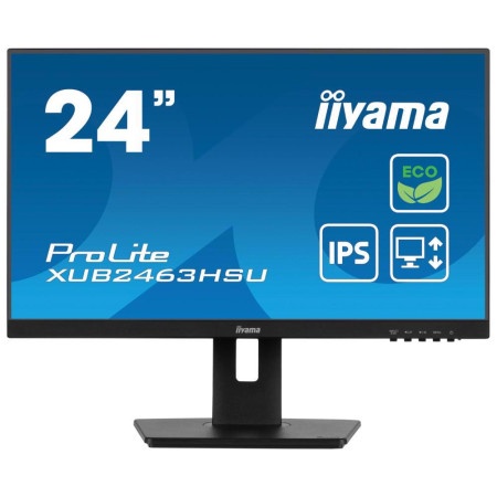 Iiyama 24" xub2463hsu-b1 1920x1080 100hz, 3ms, dp, hdmi, 2 x usb 3.2 hub ( 5428 )