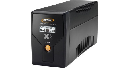 Infosec communication x3 ex 1000 lcd usb fr/schuko