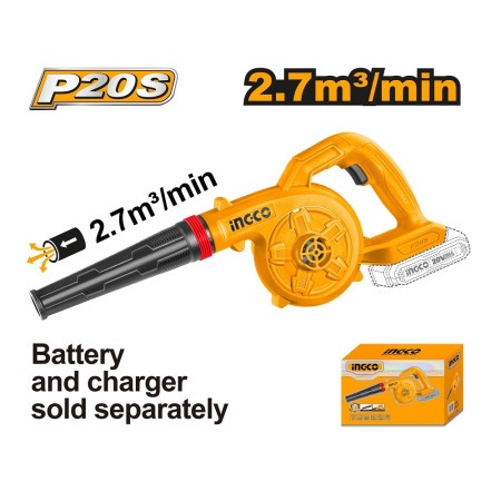 Ingco cabli20028 aku duvač 2.7m/min solo ( CABLI20028 )