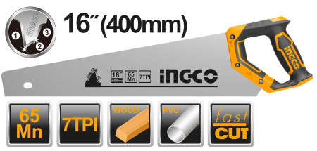 Ingco ručna testera 400mm industrial ( HHAS38400 )