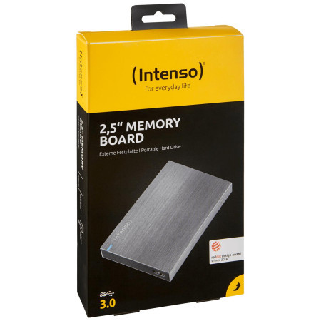 Intenso eksterni hard disk 2.5", kapacitet 2TB, USB 3.0, Crna - HDD3.0-2TB/memory board