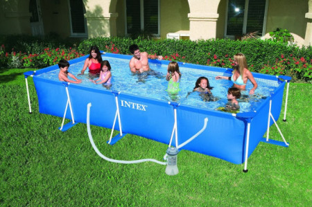 Intex Frame Pool Veliki bazen za dvorište + filter pumpa 450x220x84cm ( 28274 )
