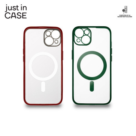 Just in case 2u1 extra case mag mix paket zeleno crveni za iPhone 13 ( MAG104GNRD )