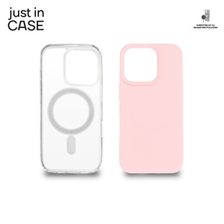 Just in case 2u1 extra case mag mix plus paket pink za iphone 16 pro ( MAGPL117PK )