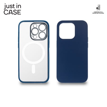 Just in case 2u1 extra case mag mix plus paket plavi za iPhone 14 Pro ( MAGPL110BL )