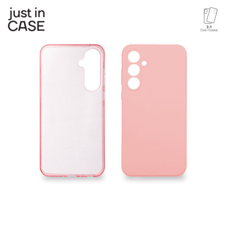 Just in case 2u1 extra case mix paket maski za telefon Samsung Galaxy A35 pink ( MIX227PK )