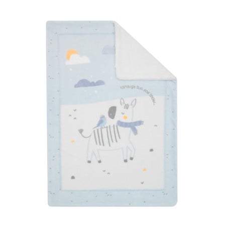 Kikka Boo Super soft sherpa baby ćebence 80x110 Stripy Friends ( KKB22153 )