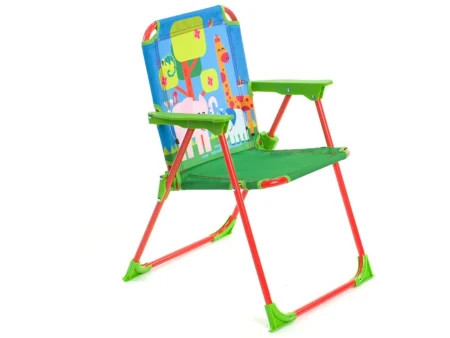 Kinder home dečija sklopiva stolica sa naslonom šarena ( 86125B )
