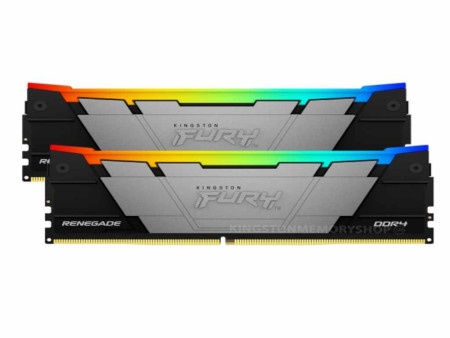 Kingston 64gb(2x32gb)/dimm/ddr4/3200mhz/cl16/fury renegade rgb memorija  ( KF432C16RB2AK2/64 ) -1