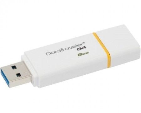 Kingston 8GB USB 2.0 flash ( DTIG4/8GB ) žuto-beli - Img 1