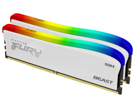 Kingston DIMM DDR4 32GB (2x16GB kit) 3200MT/s KF432C16BWAK2/32 fury beast RGB special edition memorija