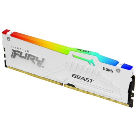 Kingston RAM DIMM DDR5 KINGSTON 32GB 5200MHz Fury Beast RGB White Expo KF552C36BWEA-32